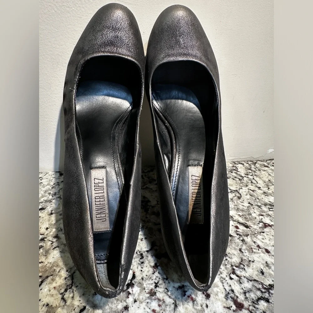 Jennifer Lopez‎ Caliente Black Platform Stiletto Pumps Women’s Size 9.5